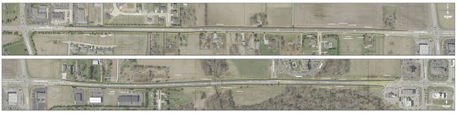 Arial view of project Arial view of project